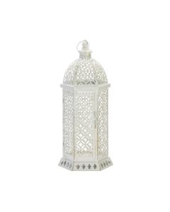 LARGE CUTWORK HEXAGON LANTERN