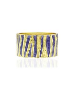Purple Tiger Stripe Bangle