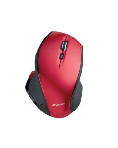 WRLS 8BUTN DLX MOUSE RED